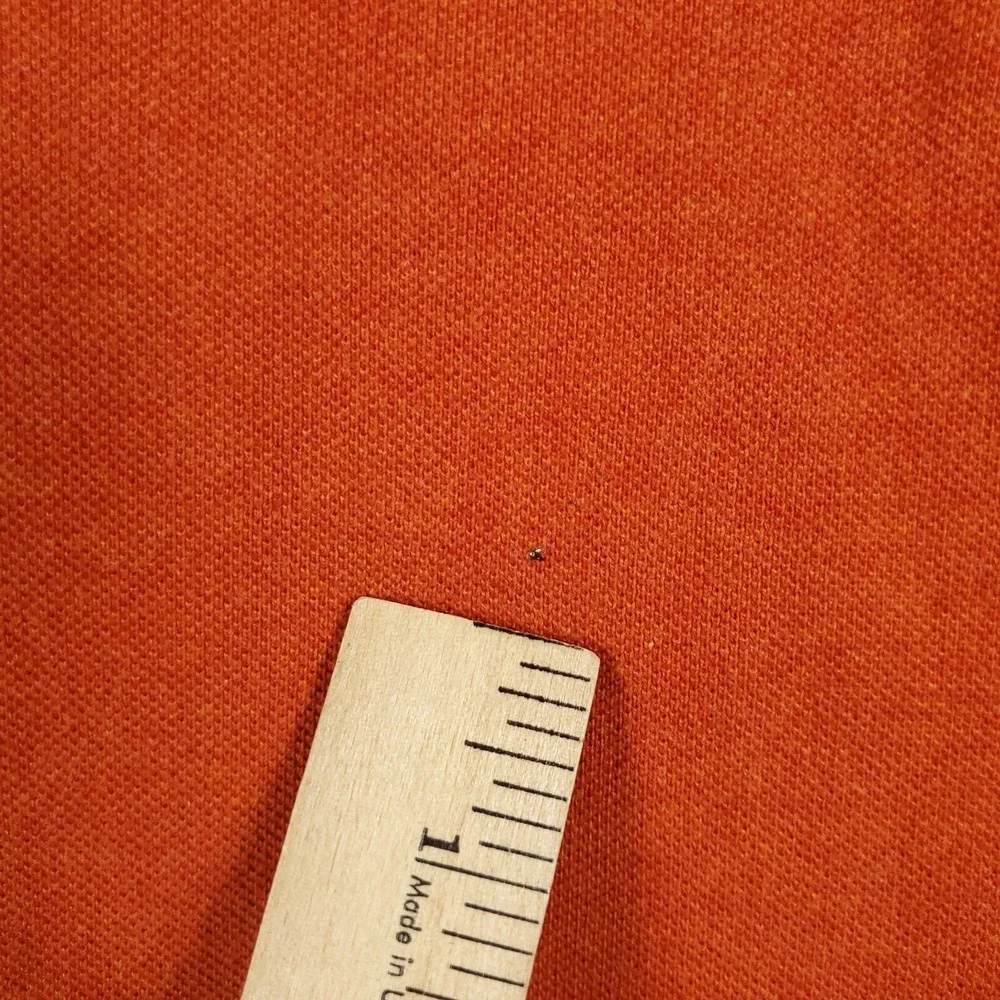 Ralph Lauren Polo Shirt Mens Small Orange Pony Golf Casual Short Sleeve *